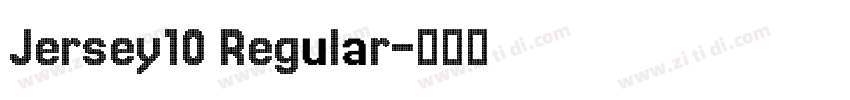 Jersey10 Regular字体转换